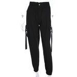 Load image into Gallery viewer, Pants Cargo AllBlack - popxstore
