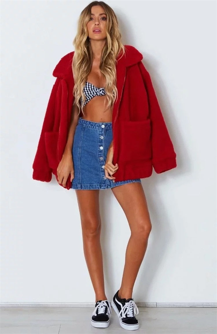 Jacket Teddy - popxstore