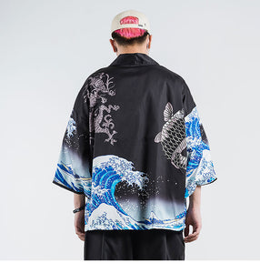 Shirt Kimono Wave - popxstore