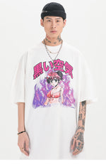 Load image into Gallery viewer, T-Shirt Purple Anime - popxstore

