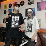 Load image into Gallery viewer, T-shirt Naruto Harajuku  Uchiha Itachi Black - popxstore

