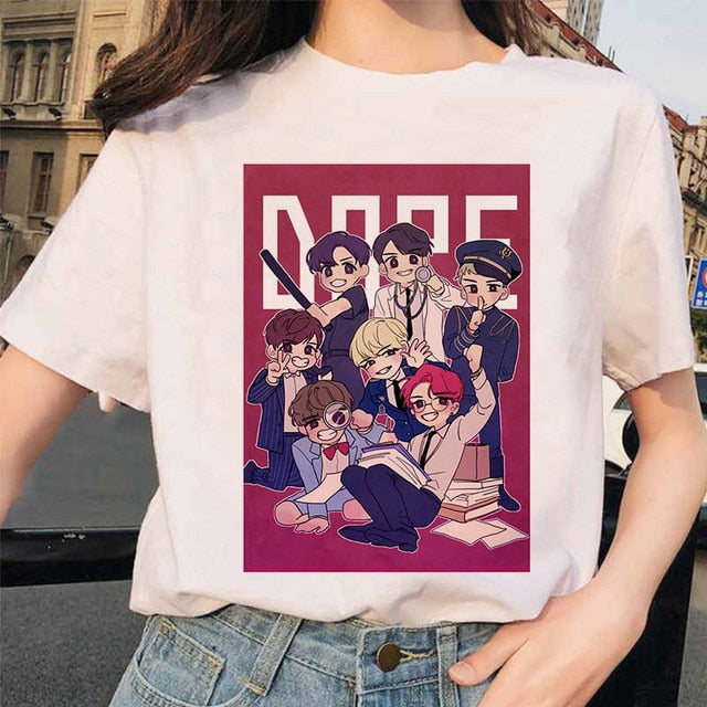T-Shirt  BTS Cartoon - popxstore