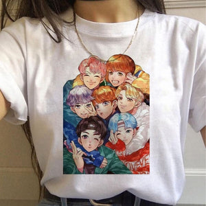 T-Shirt  BTS Cartoon - popxstore