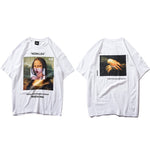 Load image into Gallery viewer, T-Shirt Funny Mona Lisa - popxstore
