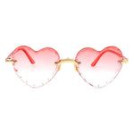 Load image into Gallery viewer, Sunglasses Rimless Heart - popxstore
