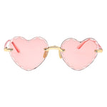 Load image into Gallery viewer, Sunglasses Rimless Heart - popxstore
