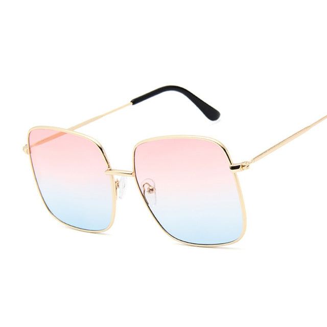 Sunglasses Retro Big Square W12 - popxstore