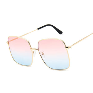 Sunglasses Retro Big Square W12 - popxstore