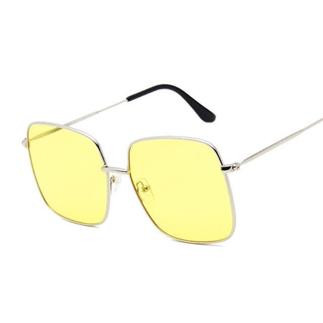 Sunglasses Retro Big Square W12 - popxstore