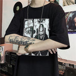 Load image into Gallery viewer, T-shirt Naruto Harajuku  Uchiha Itachi Black - popxstore
