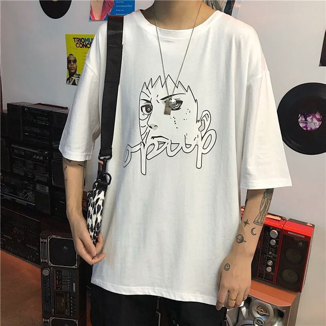 T-shirt Naruto Harajuku White - popxstore
