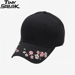 Cap Embroidery Flowers - popxstore