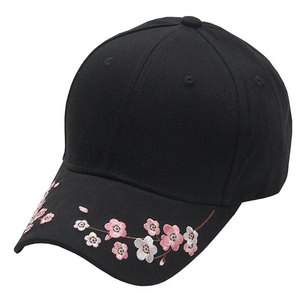 Cap Embroidery Flowers - popxstore