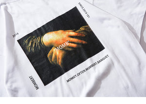T-Shirt Funny Mona Lisa - popxstore