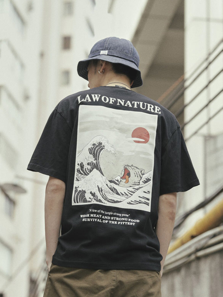 T-Shirt Law Of Nature - popxstore